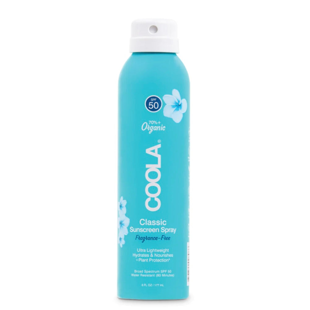 COOLA® Classic Sunscreen Spray SPF 50 | Frangrance-Free, 6 fl. oz