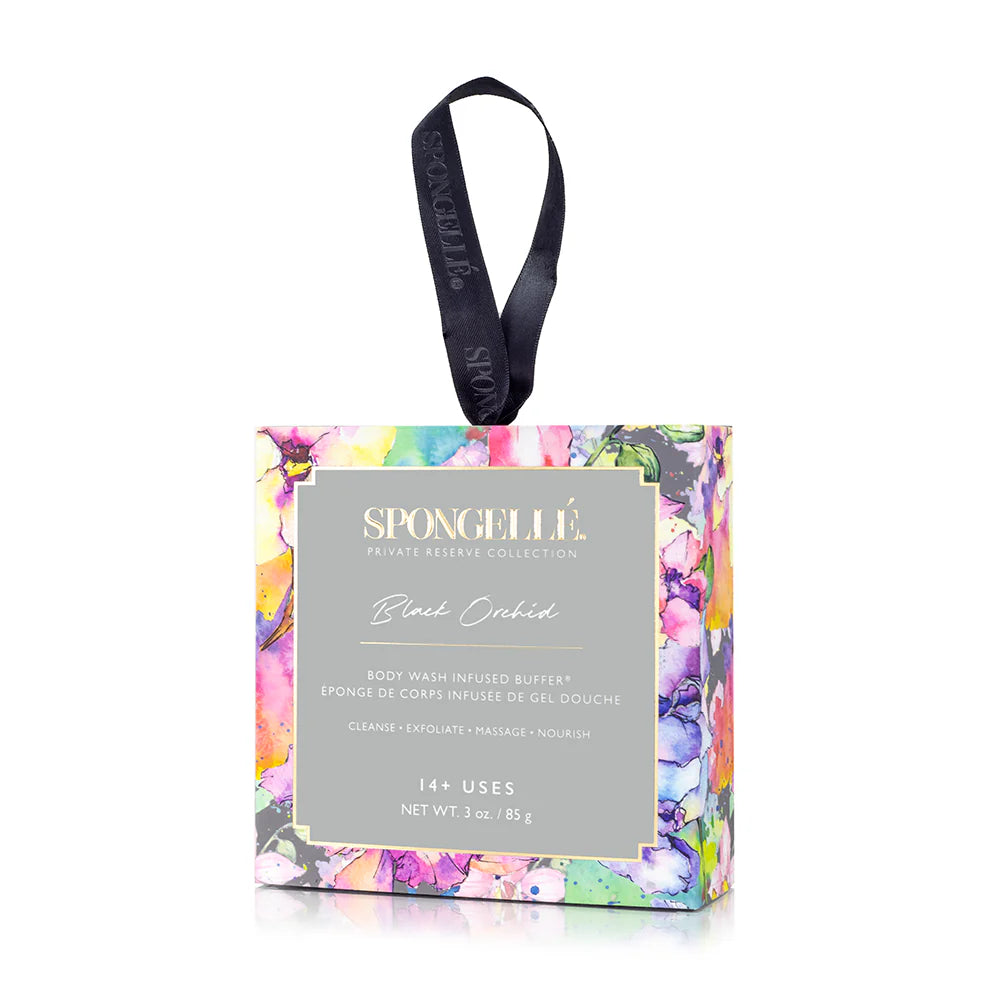 Spongellé | Black Orchid | Boxed Flower