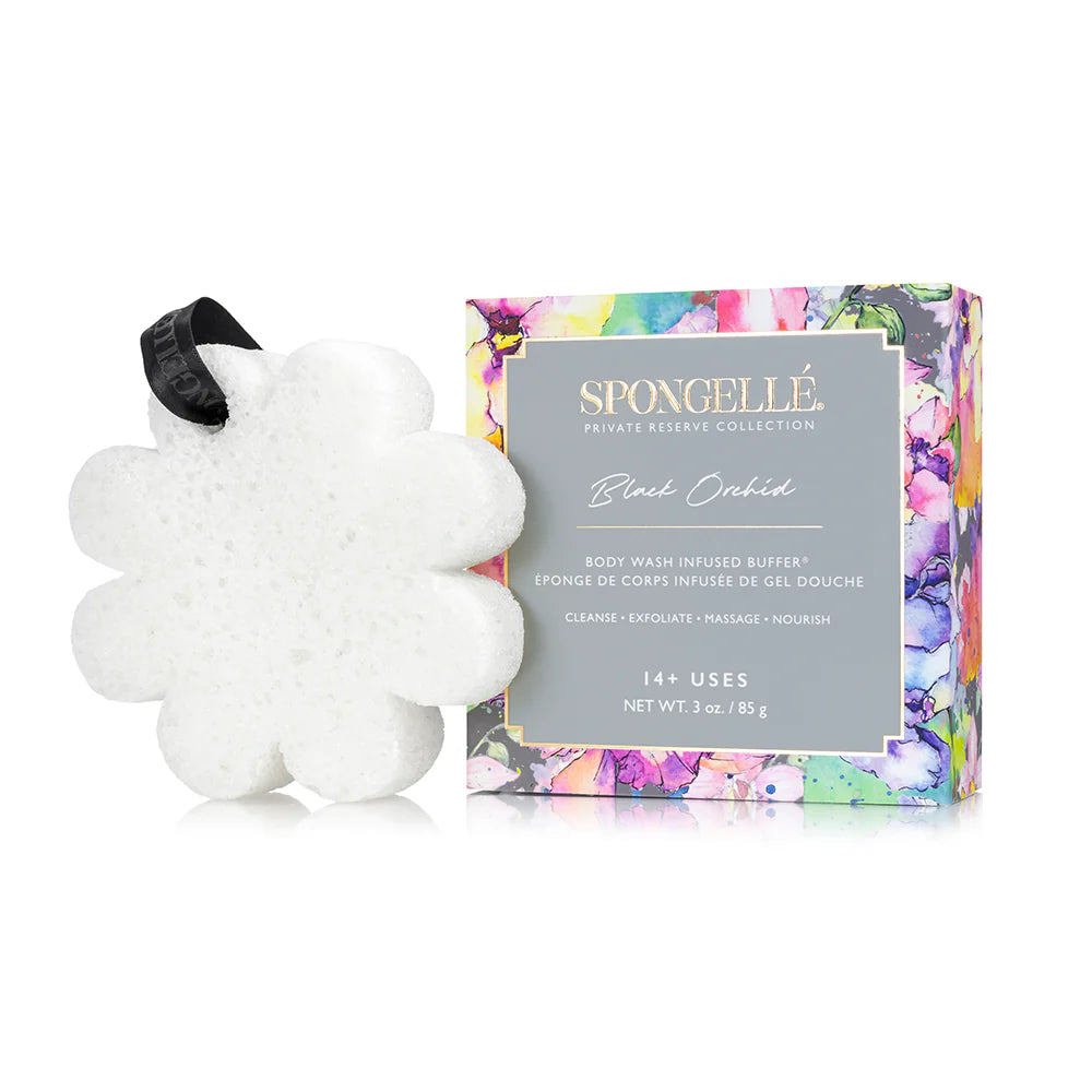 Spongellé | Black Orchid | Boxed Flower