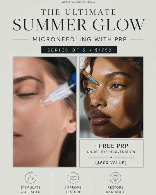 Microneedling with PRP + PRP Undereye Rejuvenation (Series of 3)