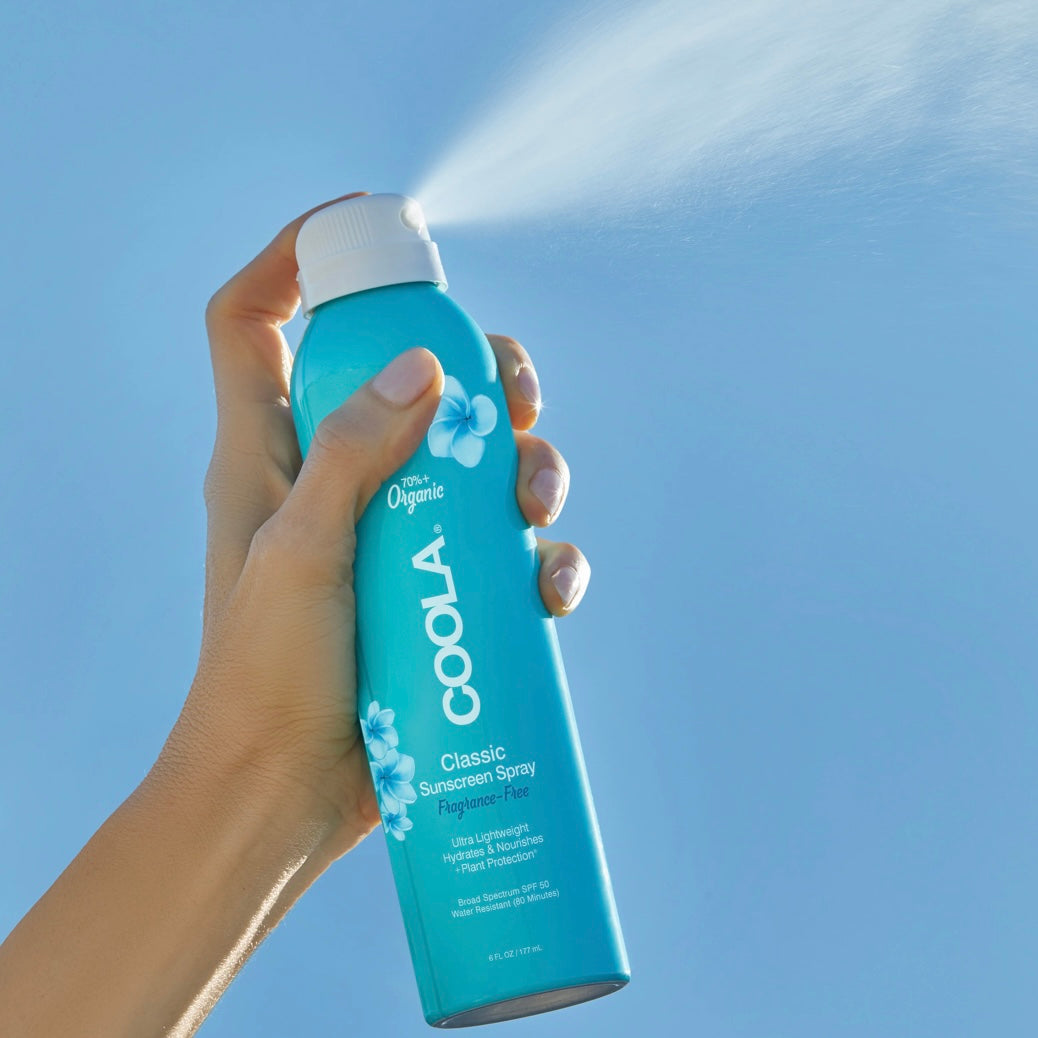 COOLA® Classic Sunscreen Spray SPF 50 | Frangrance-Free, 6 fl. oz