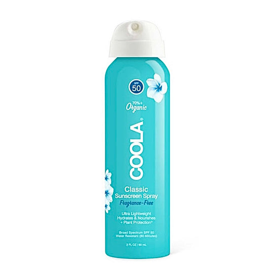 COOLA® Classic Sunscreen Spray SPF 50 | Fragrance-Free - Travel Size